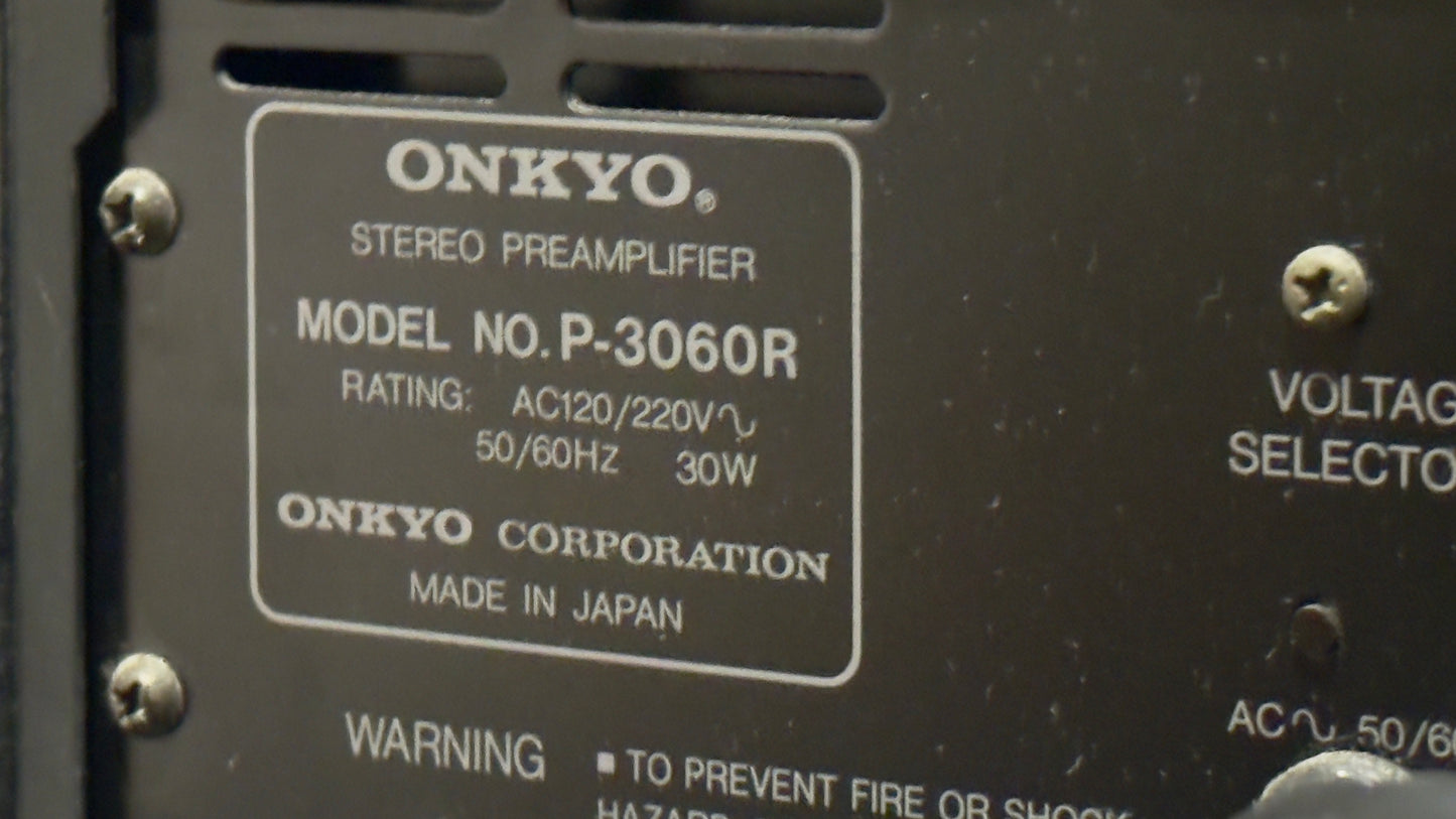 Onkyo M-5060R and M-3060 Pre Amp and Integra Super Servo Stereo Power Amplifier Package! (Rare AF)