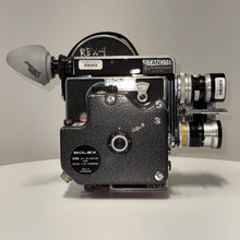 Load image into Gallery viewer, BOLEX H16 REX-4 CLA 10x VF w/ ESM Crystal Motor Kern Vario Switar Preset Macro(s) Pkg
