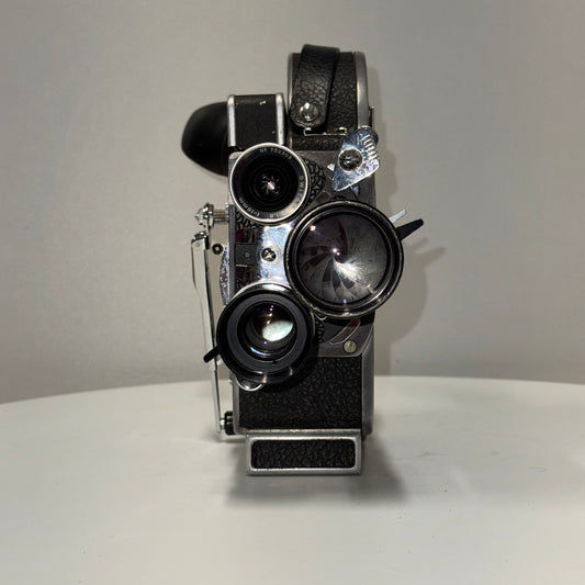 BOLEX H16 REX-4 CLA 10x VF w/ Kern Vario Switar Preset Macro(s) Pkg