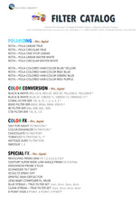 Load image into Gallery viewer, FILTERS 4x5, 6x6, 4x4, 3x3, 138, S9, 4-1/2”R, 6”R