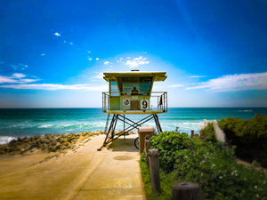 Tower 9 at the sea. Oceanside Blvd meets the ocean just steps away from the studios. 5 minute walk.  Inside the heart of Oceanside, California's brand new Media Arts District.