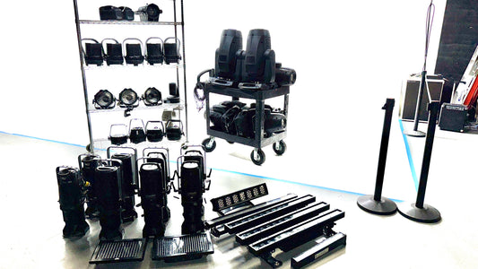Live, DJ, Concert, Cinema Professional LED Lighting SALE by Elation, Ovation, ADJ, ETC, CHAOVET, LED, RGBWA+UV, LEKO’s, KINO, ARRI , Dedolight