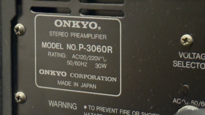 Onkyo M-5060R and M-3060 Pre Amp and Integra Super Servo Stereo Power Amplifier Package! (Rare AF)
