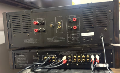 Onkyo M-5060R and M-3060 Pre Amp and Integra Super Servo Stereo Power Amplifier Package! (Rare AF)