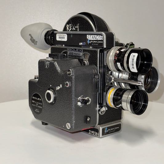 BOLEX H16 REX-4 CLA 10x VF w/ Kern Vario Switar Preset Macro(s) Pkg
