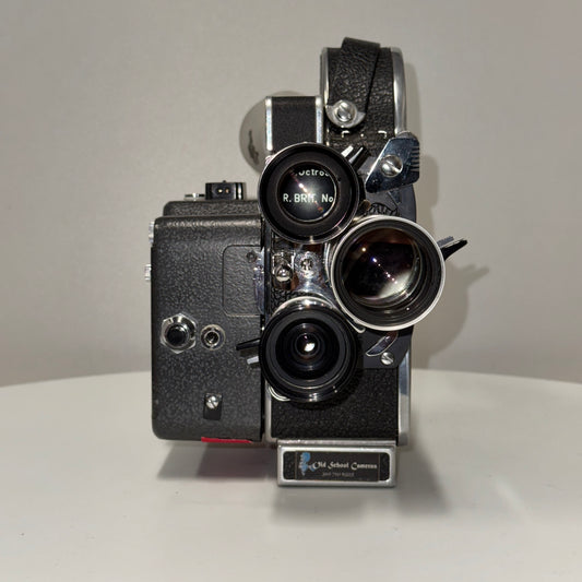 BOLEX H16 REX-4 CLA 10x VF w/ Kern Vario Switar Preset Macro(s) Pkg