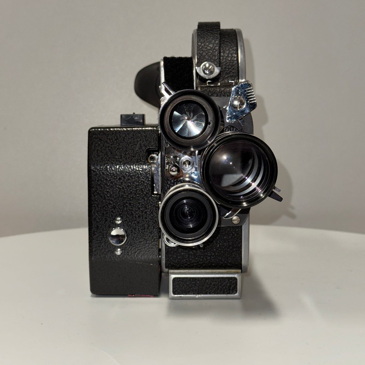BOLEX H16 REX-4 S16 JK CAM 13x VF, Perfectone Bienne Mtr, C-Mnt, Mag Cvr, Door, Filter Frms, REX Grip, WC Supp, CblsRun Cbl