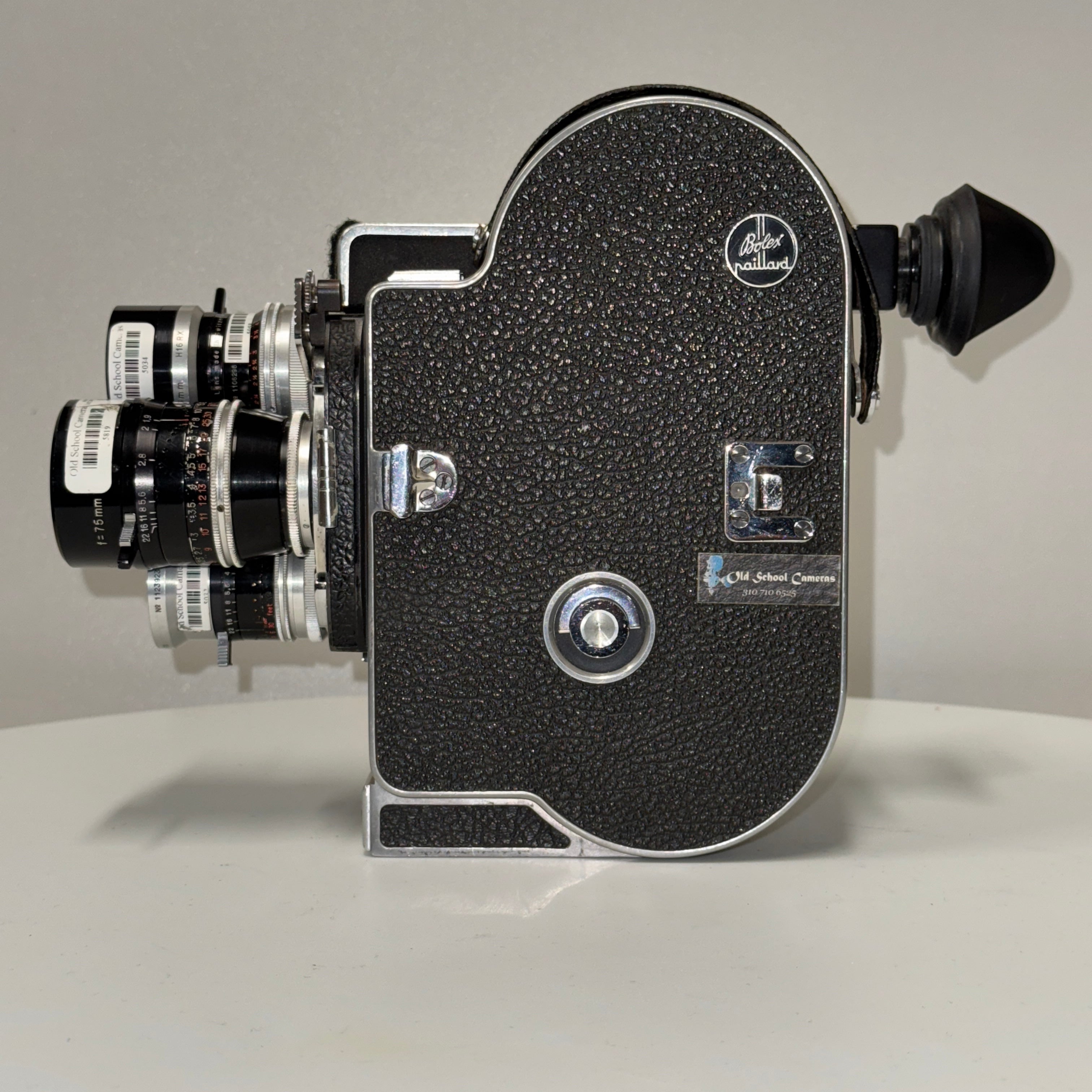 BOLEX H16 REX-4 SUPER 16 JK Cam CLA 13x VF w/ Perfectone Crystal