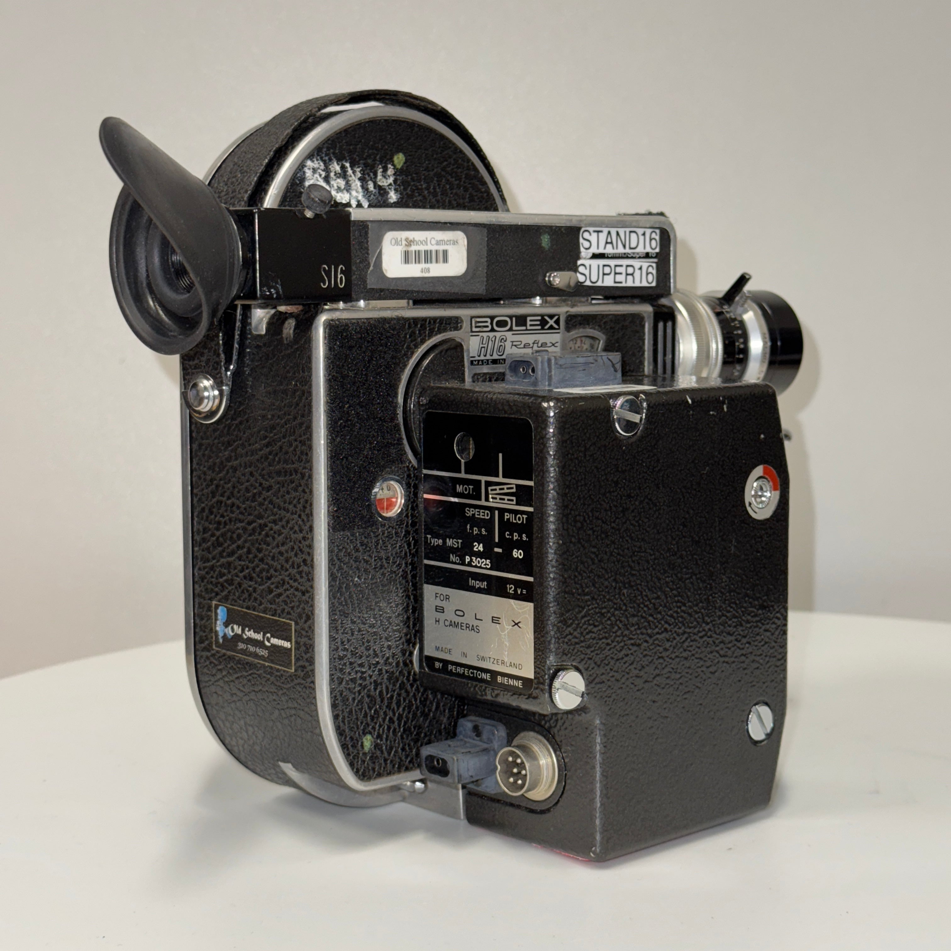 BOLEX H16 REX-4 SUPER 16 JK Cam CLA 13x VF w/ Perfectone Crystal