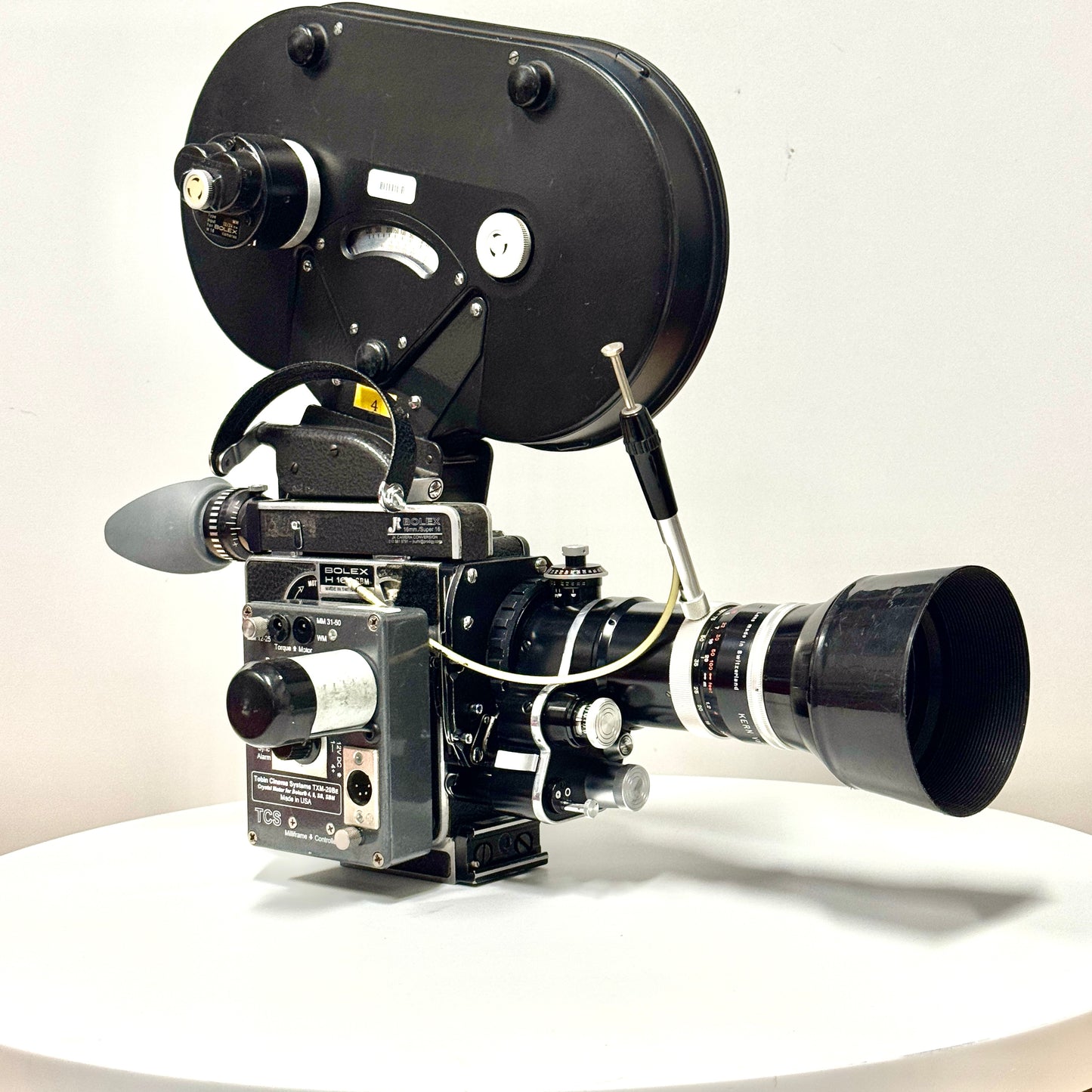 BOLEX SBM S16 JK CAM 14x VF TOBIN TXM-24Be KERN VARIO SWITAR PRESET MACRO RX PRIMES, POE 16-100 RX ZOOM