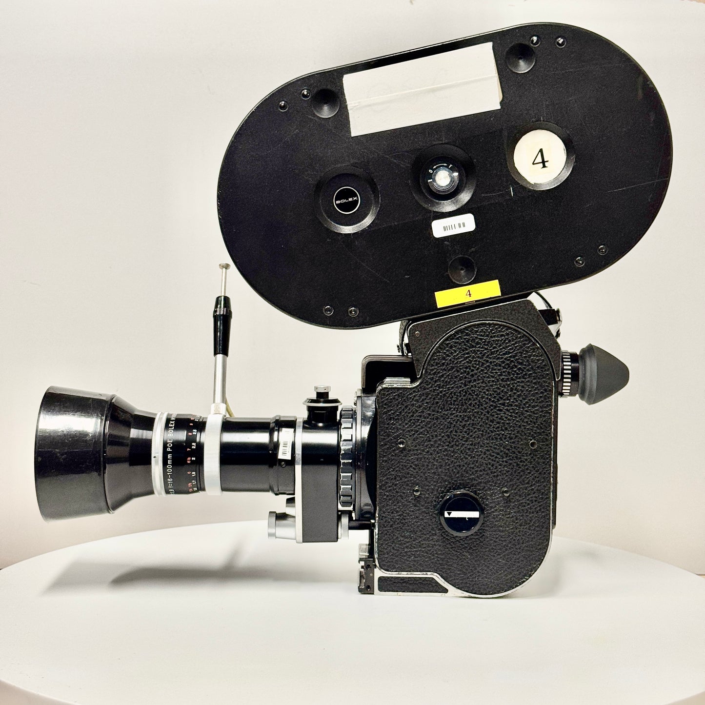 BOLEX SBM S16 JK CAM 14x VF TOBIN TXM-24Be KERN VARIO SWITAR PRESET MACRO RX PRIMES, POE 16-100 RX ZOOM