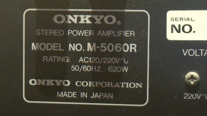 Onkyo M-5060R and M-3060 Pre Amp and Integra Super Servo Stereo Power Amplifier Package! (Rare AF)