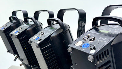 Live, DJ, Concert, Cinema Professional LED Lighting SALE by Elation, Ovation, ADJ, ETC, CHAOVET, LED, RGBWA+UV, LEKO’s, KINO, ARRI , Dedolight