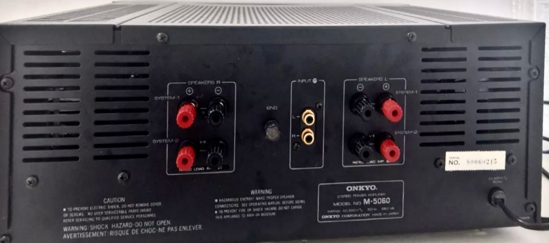 Onkyo M-5060R and M-3060 Pre Amp and Integra Super Servo Stereo