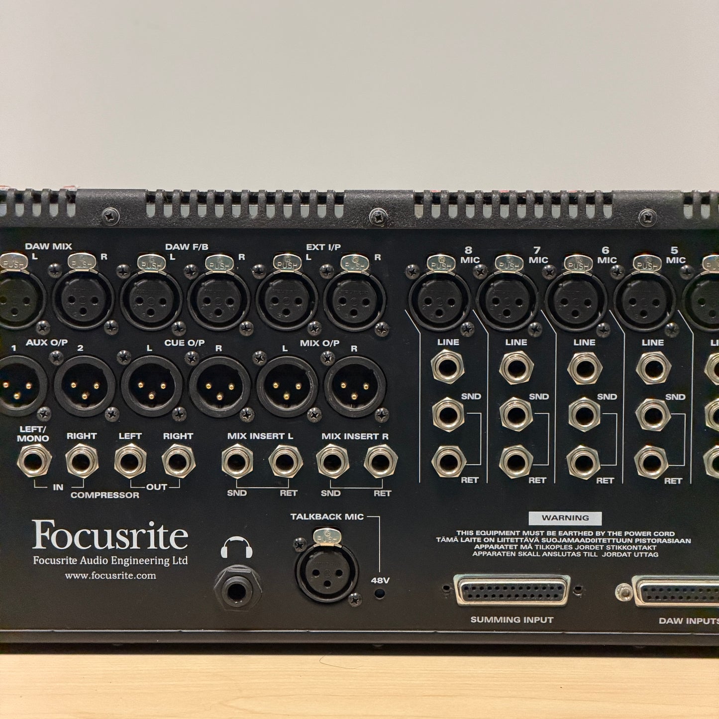 Focusrite Control 2802 Analog Digital Mixer & Daw Controller