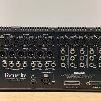 Focusrite Control 2802 Analog Digital Mixer & Daw Controller