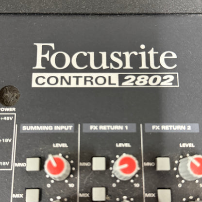 Focusrite Control 2802 Analog Digital Mixer & Daw Controller