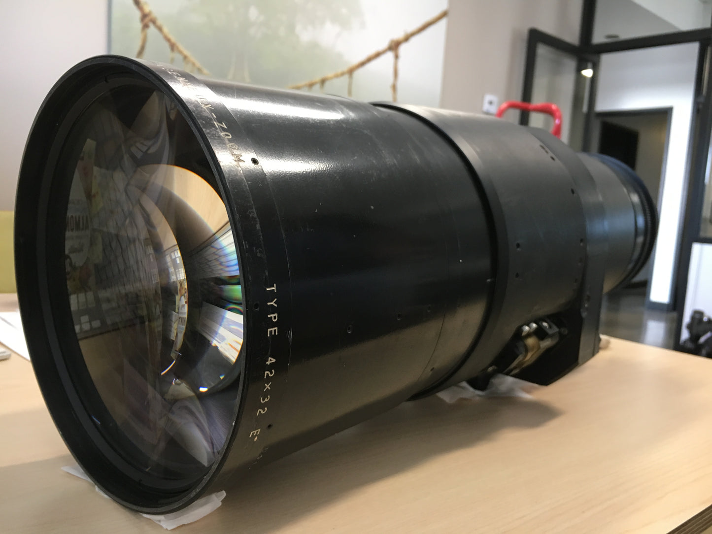 ANGENIEUX 32-1344 TYPE 42x32 E. No 1453192 1:2.3 T=1.3.1-22 LOS ANGELES 1984 FACTORY HOLY GRAIL
