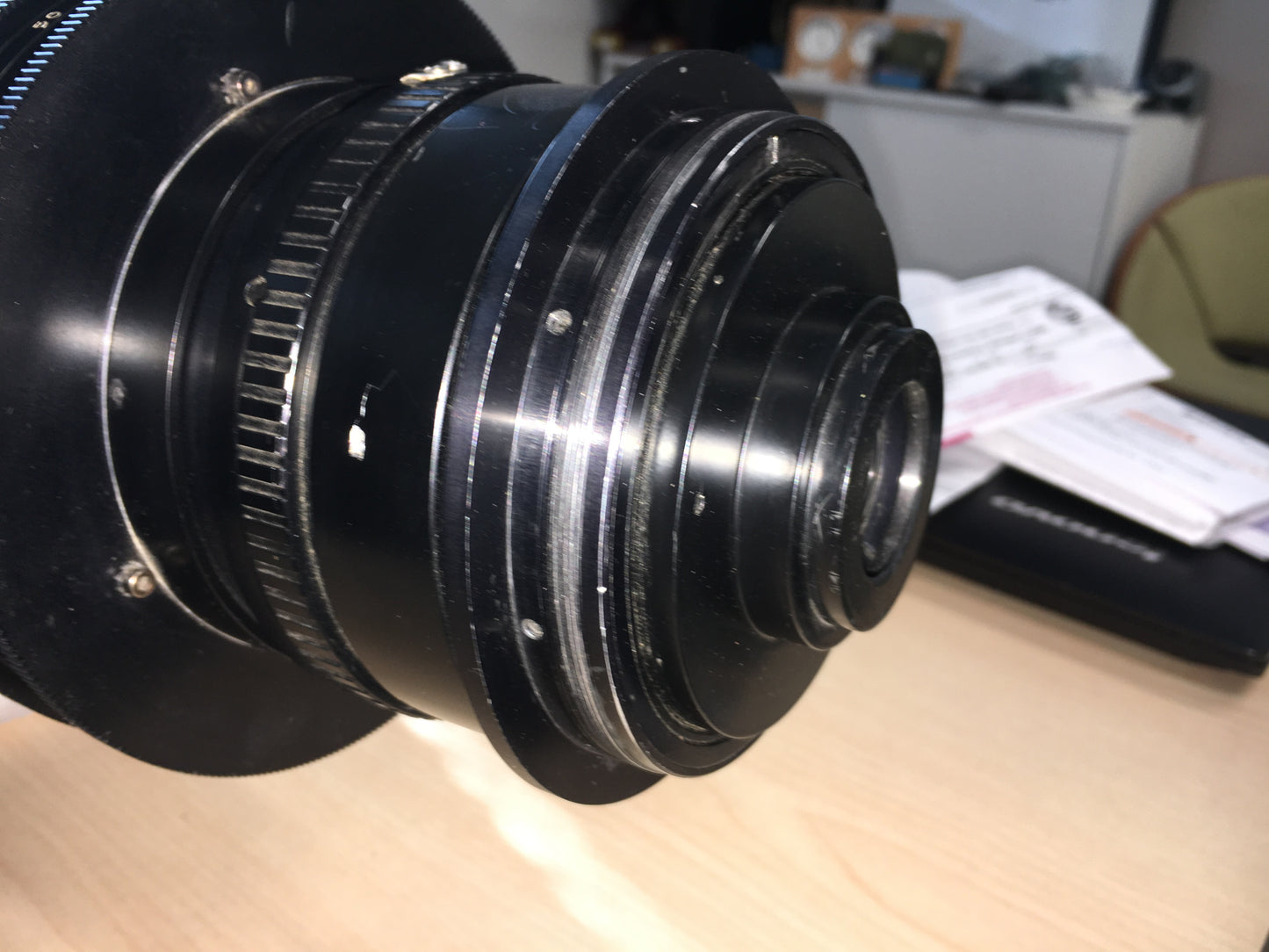 ANGENIEUX 32-1344 TYPE 42x32 E. No 1453192 1:2.3 T=1.3.1-22 LOS ANGELES 1984 FACTORY HOLY GRAIL