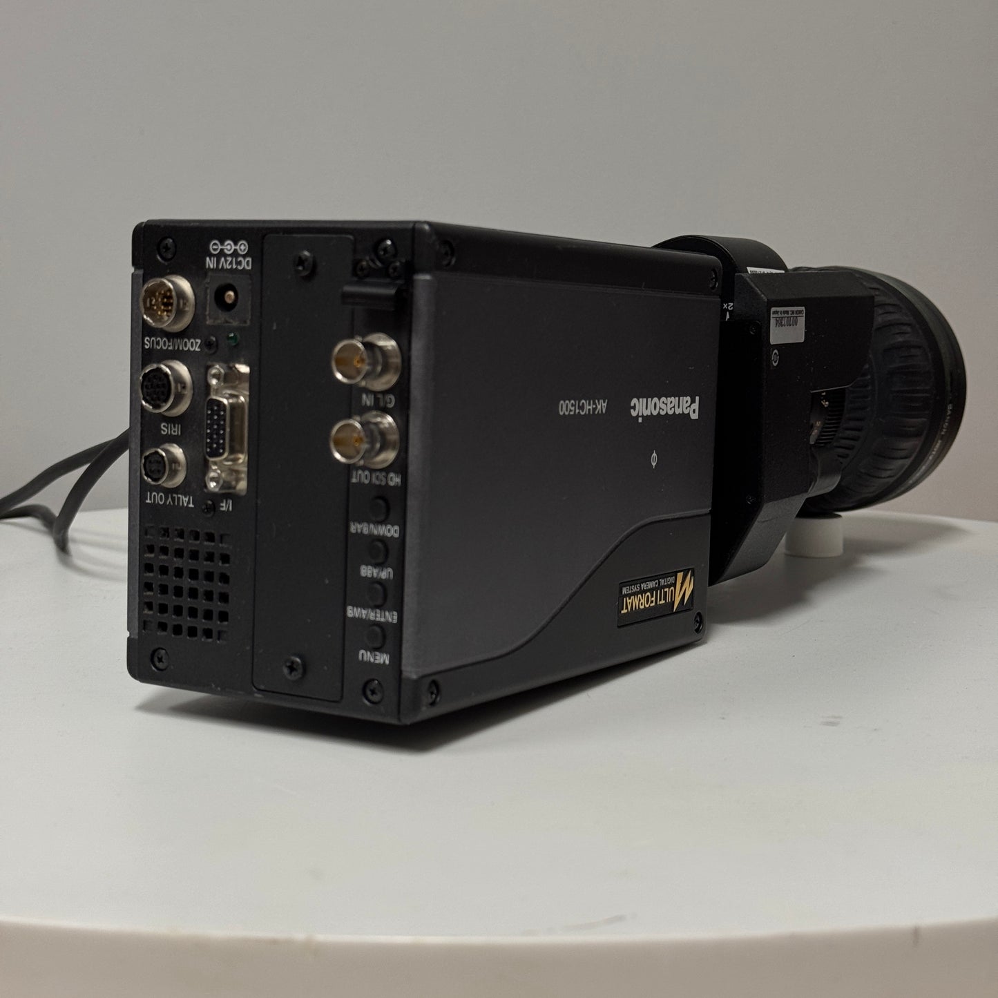 PANASONIC AK-HC1500G w/ CANON HJ22ex7.6B ITS-RE PX12 22x HDTV B4 ZOOM and SERVO