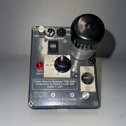 TOBIN TCS TXM-20BE Crystal Mtr, Comp REX-4, 5, SB, SBM, Crystal 12, 15, 24, 30, 48 FPS, 1:1 Shaft, 400' Mag, MM, WM MTR