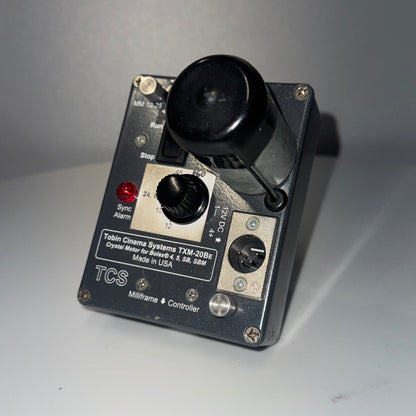TOBIN TCS TXM-20BE Crystal Mtr, Comp REX-4, 5, SB, SBM, Crystal 12, 15, 24, 30, 48 FPS, 1:1 Shaft, 400' Mag, MM, WM MTR
