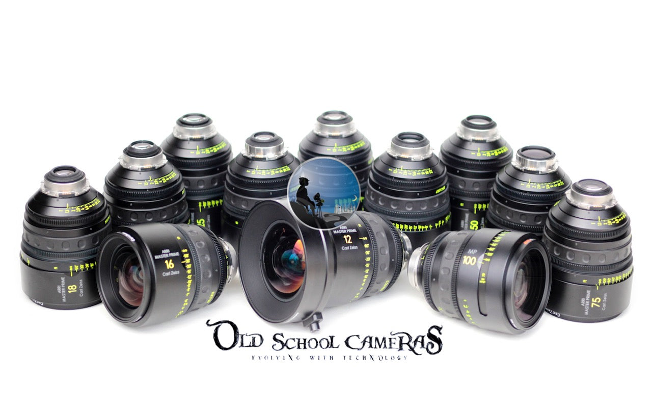 ARRI MASTER PRIMES LDS (12 LENS) 16, 18, 21, 25, 27, 32, 35, 50, 75, 100, 135, 150