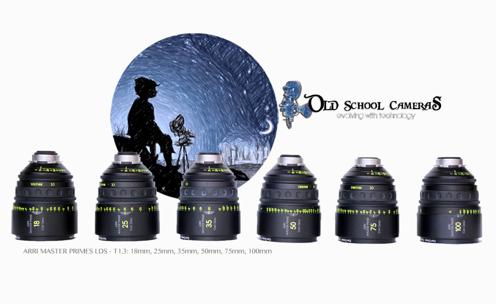 ARRI MASTER PRIMES LDS (6 LENS) 18, 25, 35, 50, 75, 100