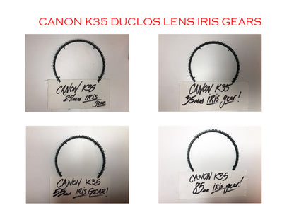 CANON K35 24mm, 35mm, 55mm, 85mm - IRIS GEAR DUCLOS GEAR
