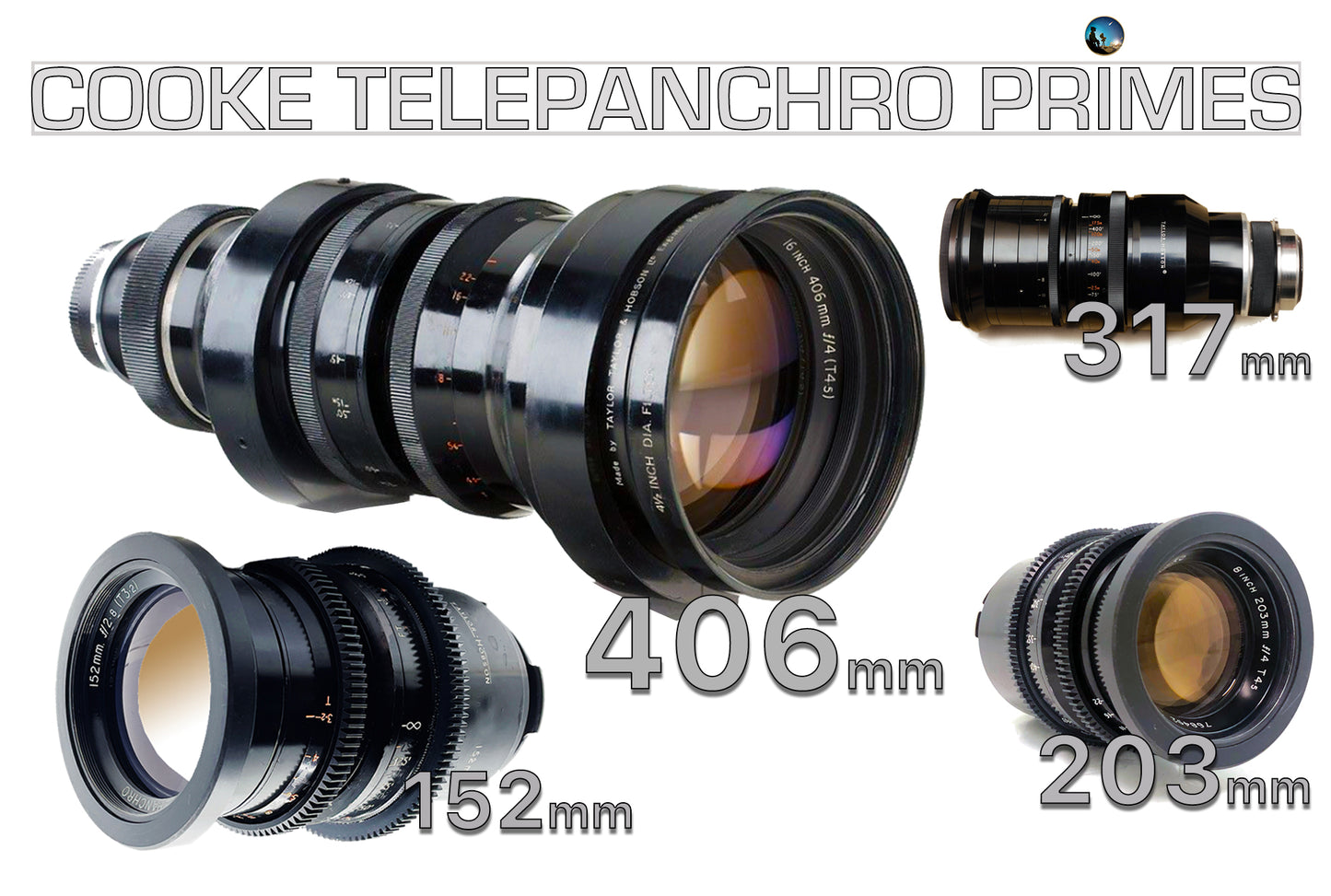 COOKE TELE-PANCHRO FF 152, 203, 317 (3 LENS)