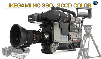 IKEGAMI HC-390 BROADCAST CCD CAMERA PKG