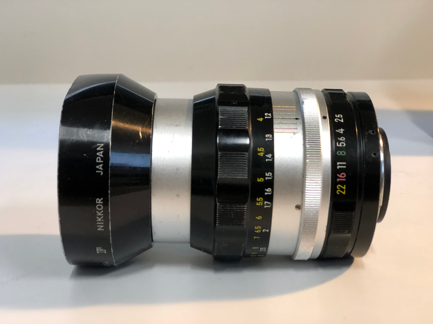 NIKON NIKKOR-P NIPPON KOGAKU JAPAN 105mm F2.5 cf/4’ #9967
