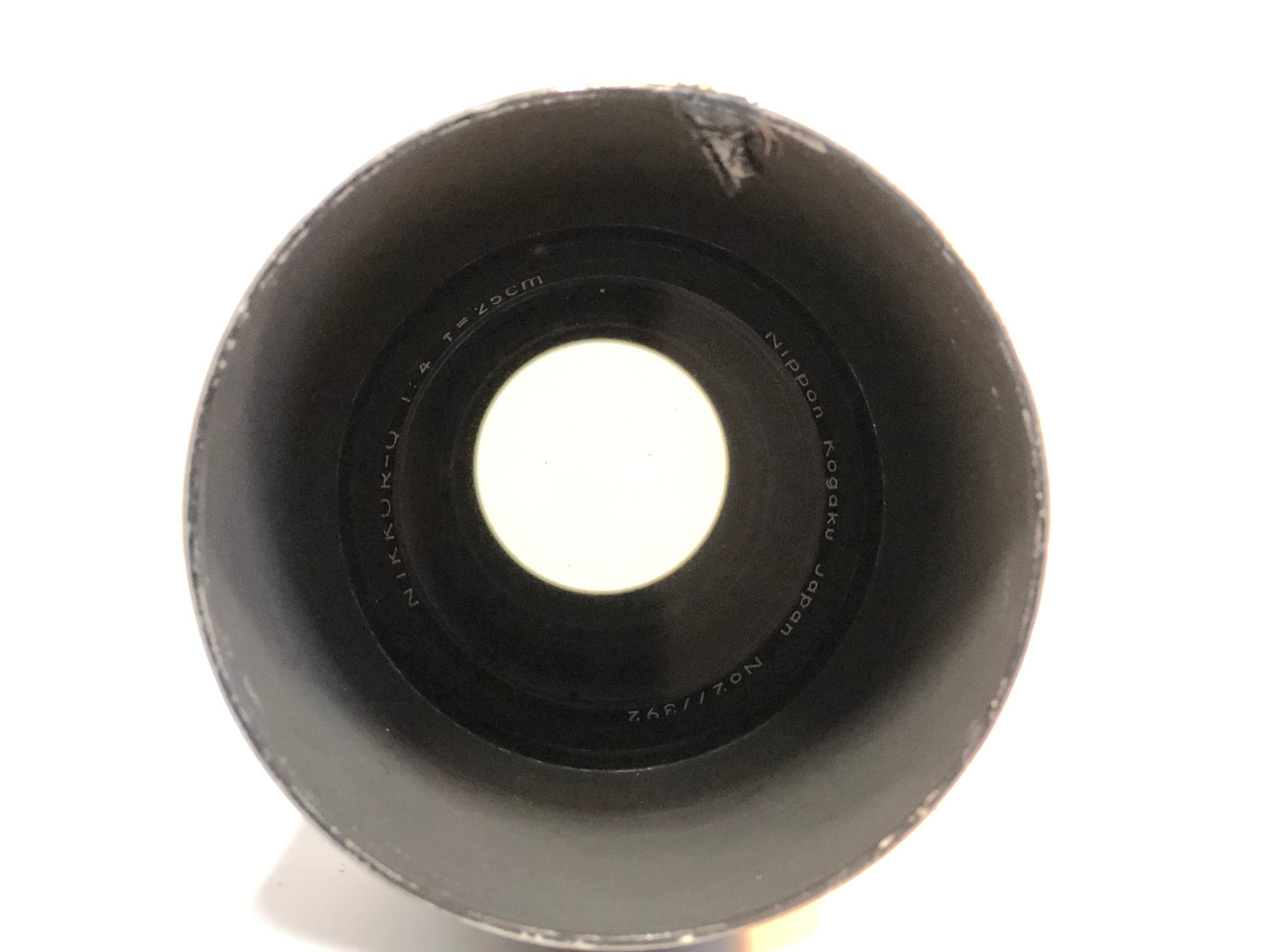 NIKON NIKKOR NIPPON KOGAKU JAPAN 25cm (250mm) F4 cf/ 10’ #7392