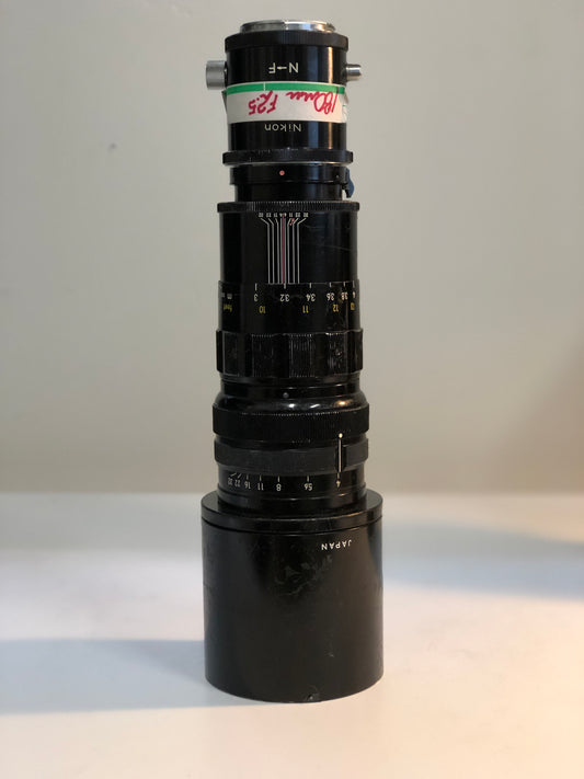 NIKON NIKKOR NIPPON KOGAKU JAPAN 25cm (250mm) F4 cf/ 10’ #7392