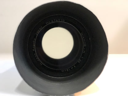 NIKON NIKKOR NIPPON KOGAKU JAPAN 25cm (250mm) F4 cf/ 10’ #7392