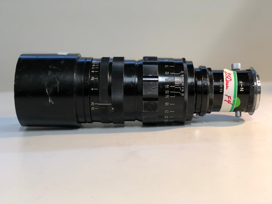 NIKON NIKKOR-H NIPPON KOGAKU JAPAN 18cm (180mm) F4 cf/ 2.5’ #4010