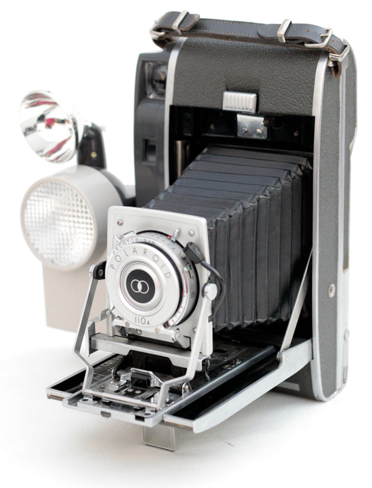 POLAROID 110A Land Camera Rodenstock-Ysarex 127mm f4.5 Wink Light