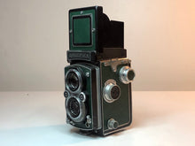 Load image into Gallery viewer, ROLLEIFLEX - SYNCHRO COMPUR ZEISS-OPTON 75mm f3.5 MEDIUM *CUSTOM GREEN LEATHER