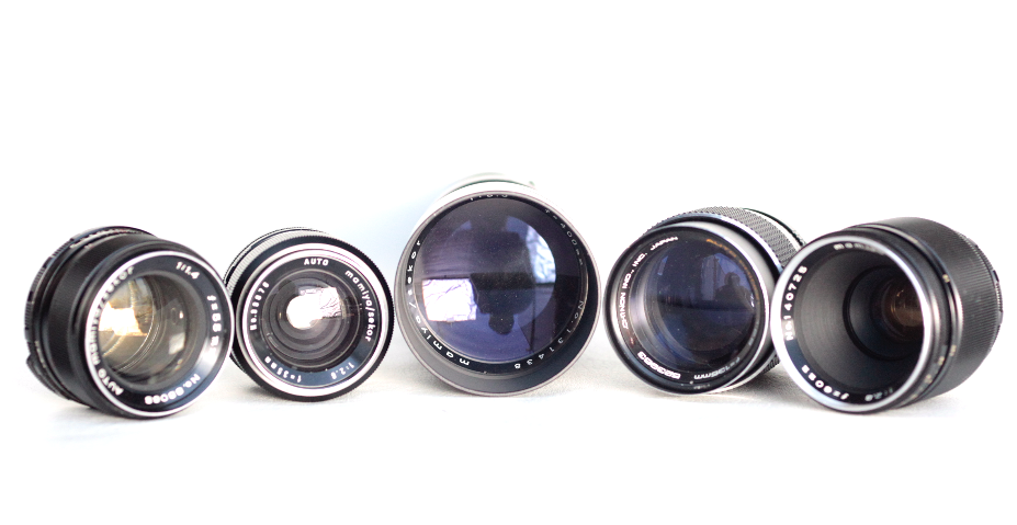 MAMIYA SEKOR (4 LENS) 35,55,60,400