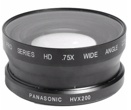 Century Optics .75x Wide Angle Lens- Panasonic AG-HVX200 AG-HVX200A Camcorder