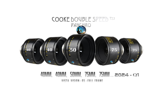 COOKE Double Speed Panchro Primes. (Duo Speeds) RARE AF. World's largest collection at Old School Cameras.