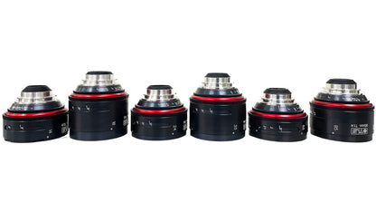 TLS Canon K35 18mm T1.5 24mm 35mm 55mm 85mm Super Speed Primes with FD 14 and 135